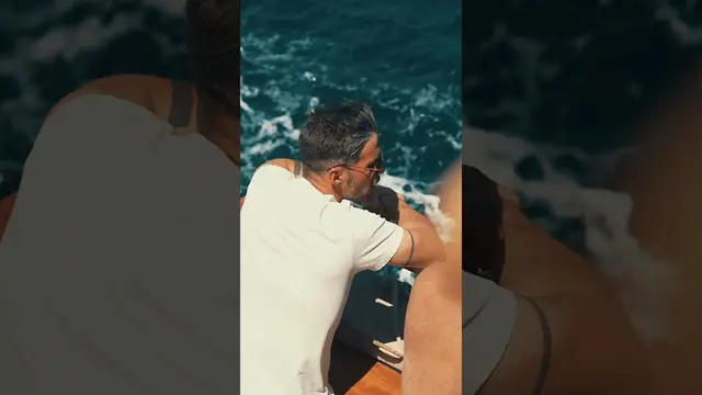Rückkehr nach Çeşme bei Sonnenuntergang